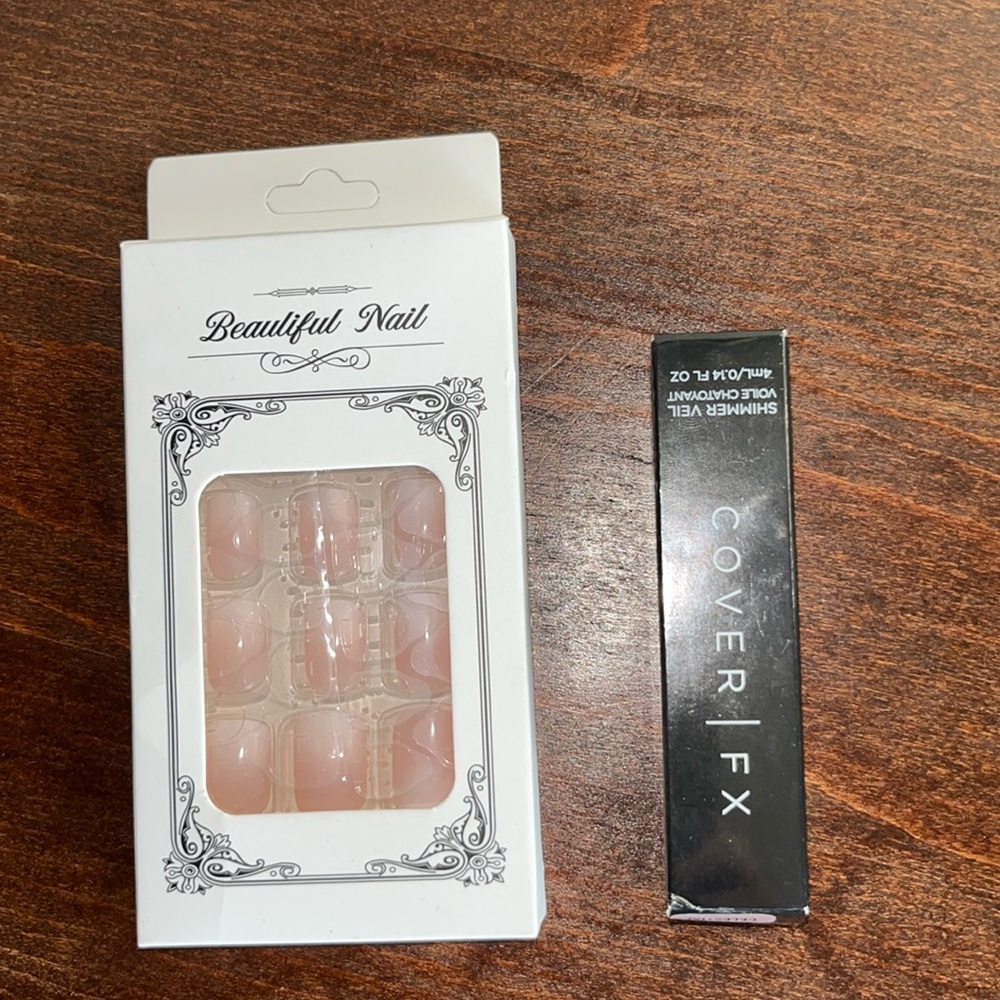 Artificial Nails & Pearlescent Cream New